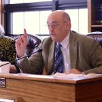 Rep. Andy Josephson, D-Anchorage, speaks on March 28, 2023. He has sponsored a bill to make vandalism of a church a felony. (James Brooks/Alaska Beacon)