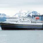 The aging Tustumena ferry, long designated for replacement, arrives in Homer after spending the day in Seldovia in this 2010 photo. (Homer News file photo)