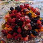 A fruit salad that can be adjusted to fit the foods of the season. (Photo by Patty Schied)