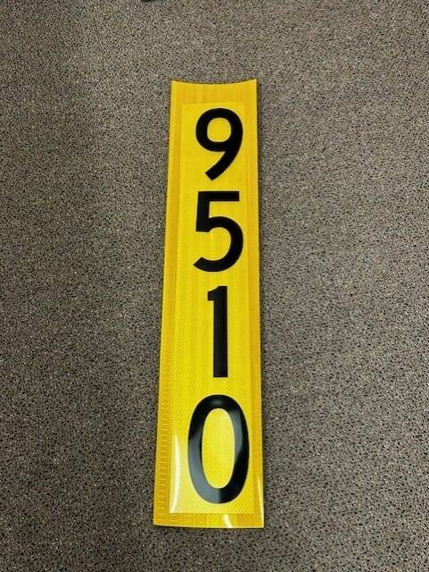 One of the reflective address signs available from Capital City Fire/Rescue. (City and Borough of Juneau photo)
