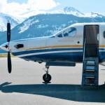 An airplane equipped with instruments to allow for flight in cloudy conditions is ready for passengers at the Haines airport on Thursday. (Claire Stremple/Alaska Beacon)