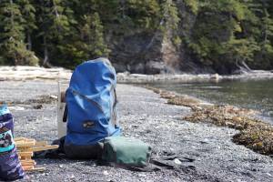 Its always a good idea to overpack for an off-island beach day. (Photo by Jeff Lund)