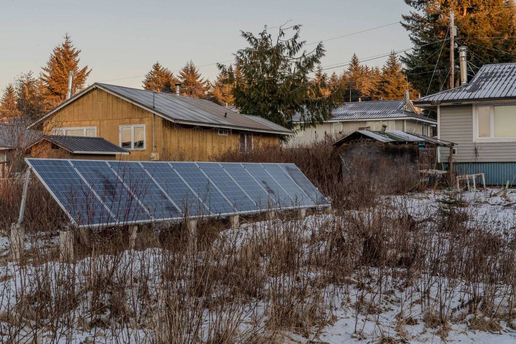 Residents of Angoon pay nearly double for energy costs when compared with Sitka and Juneau. Renewable energy, including the freshly funded hydroelectric project, brings promise of a brighter and more affordable future for this community. (Photo by Jenny Starrs)