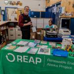 The Renewable Energy Alaska Project was just one of the many partners who collaborated to present opportunities for Angoons Youth. (Photo by Jenny Starrs)