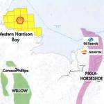 A map of Shells West Harrison Bay leases that the company submitted to state land managers in 2020.