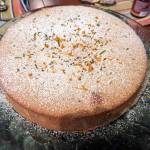 A finished Croatian almond cake. (Photo by Patty Schied)