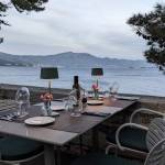 Dining out in Croatia. (Photo by Patty Schied)