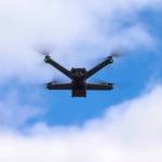 The DJI from dock one flies as part of an Alaska Department of Transportation and Public Facilities drone demo on Tuesday. Its used for mapping missions. (Jasz Garrett / Juneau Empire)