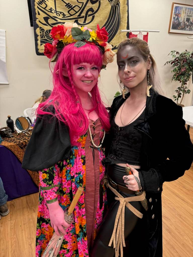 Photo courtesy of John Barnett
The winners of the Best Couples costume contest at the the Masters Faire went home with honey, yeast and a recipe for honey mead on Saturday.