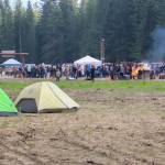 Concert-goers had the opportunity to camp out at Burning Pines in Gustavus. (Jasz Garrett / Juneau Empire)