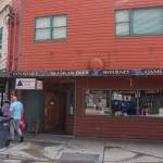 The outside of the Triangle Club is seen on Front Street in downtown Juneau on Tuesday. (Jasz Garrett / Juneau Empire)
