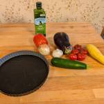 Ingredients for a ratatouille tart. (Photo by Patty Schied)