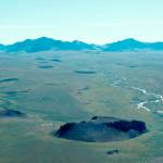 The Mesa Site rises just north of the Brooks Range in northern Alaska. (Photo by Mike Kunz)