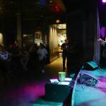 Salomé Starbuck, founder of the group Juneau Justice for Steve, calls for local policy and service changes to prevent a reoccurrence of the circumstances that led to Steven Kissacks death during a memorial show for him Saturday night at the Crystal Saloon. (Mark Sabbatini / Juneau Empire)