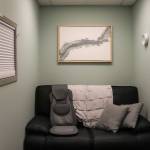 The Juneau Police Departments wellness room, seen on Friday, offers a retreat from stress. (Jasz Garrett / Juneau Empire)