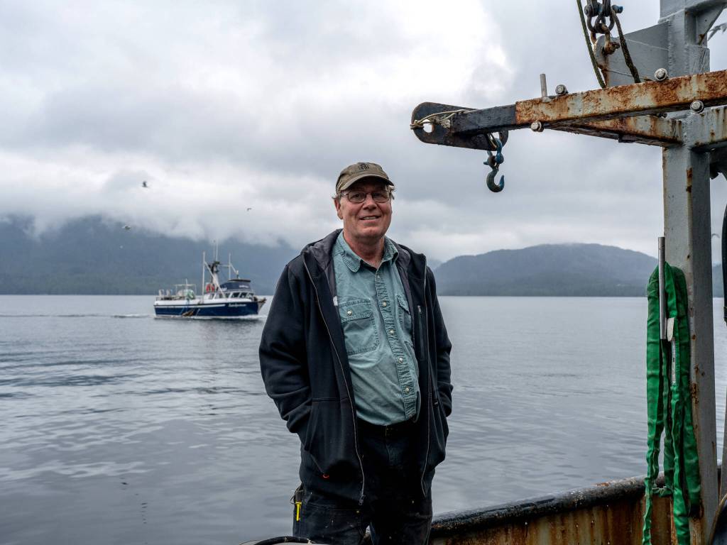 Pat Glaab, chief executive of Circle Seafoods, on his boat by the fish processing plant in Metlakatla on Aug. 19, 2024. Over the last few years, the $6 billion Alaskan wild seafood market has been ensnared in a mix of geopolitics, macroeconomics, changing ocean temperatures and post-Covid whiplash that piled on top of long-building vulnerabilities in the business model. (Ash Adams/The New York Times)
