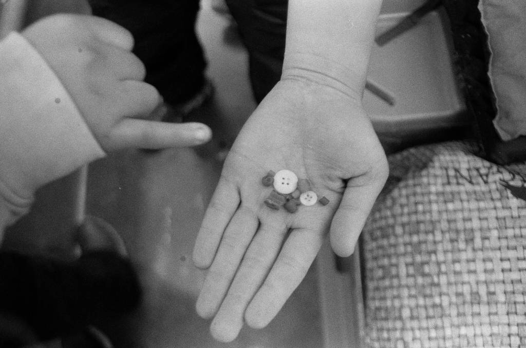 Trade beads, buttons and shards of pottery are still abundant reminders of how ancestors remain embedded in this landscape. (Photo by Addy Mallott)