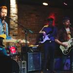 Dan Kirkwood (left), pictured performing with Tommy Siegel and Steve Perkins, is among the musicians who will be featured during KTOO’s 50-Fest on Saturday. (Photo by Charlie E. Lederer)