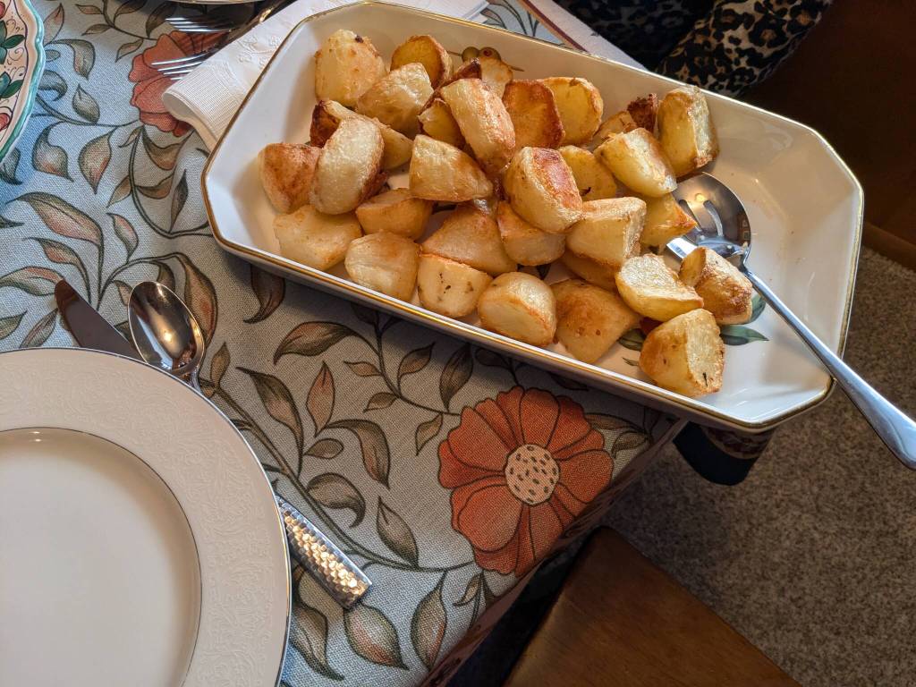 Crispy roast potatoes. (Photo by Patty Schied)