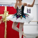 Aneeyah Bohulano performs as a Dancing Doll in Juneau Dance Theatres production of The Nutcracker during dress rehearsal Sunday at the JDT studio. (Klas Stolpe / Juneau Empire) (Klas Stolpe / Juneau Empire)