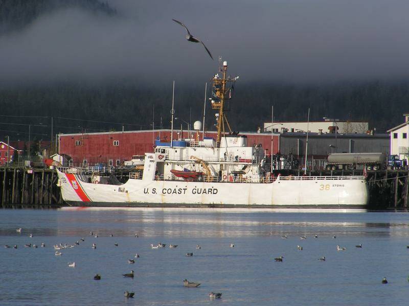 The U.S. Coast Guard light icebreaker Storis visits Juneau in October of 2006. (Creative Commons photo by Gillfoto)