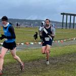 Smokin Old Geezers runner Juan Orozco Jr. races at the USATF National Club Cross Country Championships on Saturday at University Place, Washington. (Photo courtesy S.O.G.)
