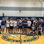 Alumni of Thunder Mountain High School played a basketball game on Sunday at the now-rebranded Thunder Mountain Middle School. (Klas Stolpe / Juneau Empire)