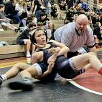 Thunder Mountain Middle School seventh grader Logan Sivertsen uses a Peterson roll during his tournament win at Wrangell on Saturday. (Photo courtesy TMMS)