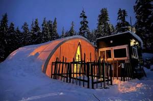 Pittmans Pub, which has a bar tent located next to the Hooter chairlift and Fish Creek Lodge, will not open this season, its co-owners told Eaglecrest Ski Areas board of directors Thursday. Eaglecrest Ski Area photo)