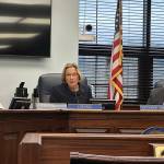 State Senate Finance Committee Co-Chair Bert Stedman (R-Sitka), Senate Majority Leader Cathy Giessel (R-Anchorage) and Senate President Gary Stevens (R-Kodiak) discuss budget, education and other issues during a press availability Tuesday at the Alaska State Capitol. (Mark Sabbatini / Juneau Empire)