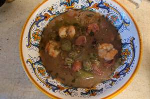 A bowl of gumbo. (Photo by Patty Schied)