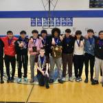 The Region V 1A boys champion Kake Thunderbirds. (Klas Stolpe / Juneau Empire)