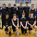 The Region V 1A boys runner-up Skagway Panthers. (Klas Stolpe / Juneau Empire)