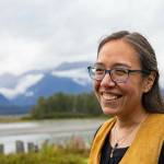 Katrina Hotch is the Sustainable Southeast Partnerships Community Catalyst for the Chilkat Valley. (Photo by Ḵaa Yahaayí Shkalneegi Muriel Reid)