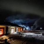 Tolovana Roadhouse, built in 1924, is the only remaining rest stop mushers used in the 1925 Serum Run. Iditarod mushers also used it in 2025. (Photo by Ned Rozell)