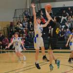 Haines Ariel Godinez-Long is blocked by Glennallens Alianna Stone during the Glacier Bears 37-22 loss to the Panthers Thursday in the 2025 ASAA March Madness Alaska 2A State Basketball Championships at Anchorages Alaska Airlines Center (Klas Stolpe / Juneau Empire)