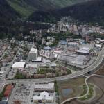 An aerial view of downtown Juneau. (Clarise Larson / Juneau Empire file photo)