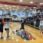 Hooper Bays Susie Long takes a jump shot against Angoon during a womens bracket game at the 76th Juneau Lions Club Gold Medal Basketball Tournament on Sunday, March 23, at Juneau-Douglas High School: Yadaa.at Kalé. (Mark Sabbatini / Juneau Empire)
