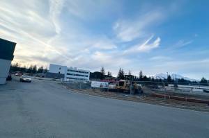 An undeveloped lot next to Safeway is the designated site for a three-story dental clinic propose by the Southeast Alaska Regional Health Consortium as part of its Vintage Park Campus. (City and Borough of Juneau photo)