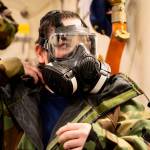 The U.S. Coast Guard Cutter Munro completes a first-of-its-kind full-scale chemical, biological, radiological and nuclear (CBRN) exercise on March 6, 2025. (Photo by Kenneth Wiese / U.S. Coast Guard)