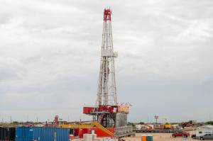 An oil drilling site in Midland, Texas. (Desiree Rios / For The New York Times)