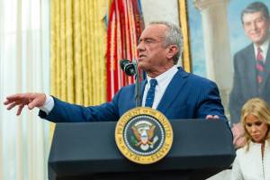 Robert F. Kennedy Jr., the health secretary, has spoken often of his and his familys longstanding commitment to Native Americans. (Eric Lee / The New York Times)