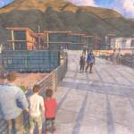 A preliminary design shows the proposed extended Seawalk at Aakw Landing leading toward the cultural and arts center. (Courtesy of Huna Totem)