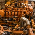 The MV Columbias three generators. (Jasz Garrett / Juneau Empire)