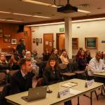 Cruise line representatives answer questions from the Assembly on Thursday, April 24, 2025. (Jasz Garrett / Juneau Empire)