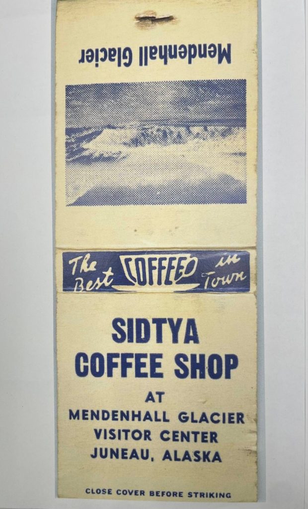 Matchbook from Sidtya Coffee Shop. (U.S. Forest Service photo)