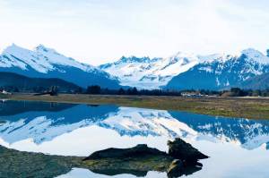 The Mendenhall wetlands seen in spring. (Photo by Mary Glaves)