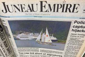 The cover of The Juneau Empire on June 21, 1995. (Natalie Buttner / Juneau Empire)