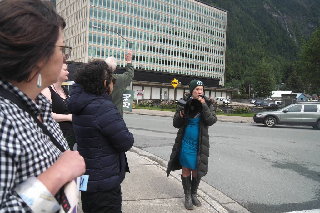Supanika Ordóñez speaks about her experiences with Medicaid on Friday, June 27, 2025. (Natalie Buttner / Juneau Empire)