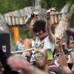 Jake Dye/Peninsula Clarion
Attendees dance at Salmonfest in Ninilchik<ins>, Alaska,</ins> on Saturday, Aug. 3, 2024.